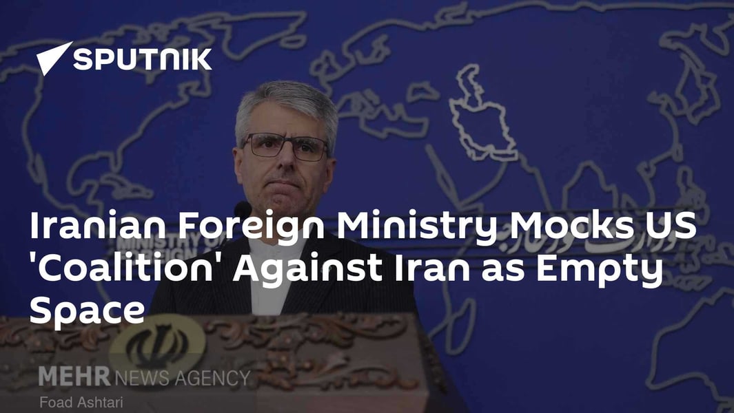 Iranian Foreign Ministry spokesman Esmaeil Baqaei addresses media as Tehran links Strait of Hormuz to US-Iran negotiations