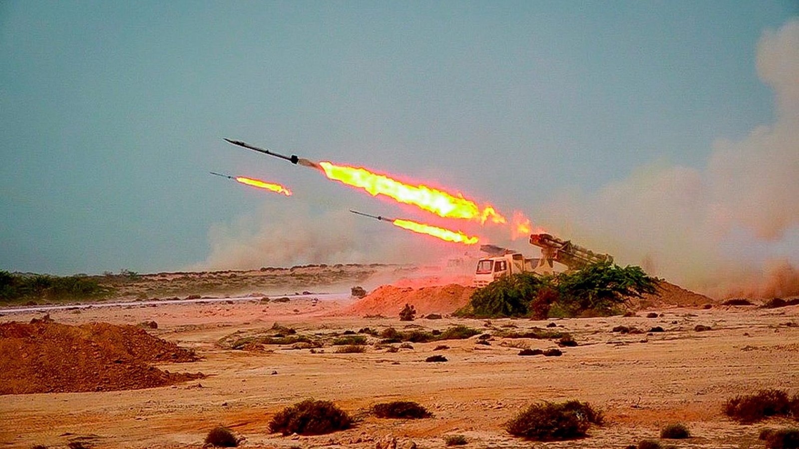 Iranian Revolutionary Guard Corps IRGC missiles amid Strait of Hormuz conflict