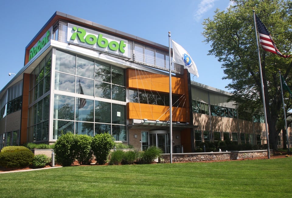 iRobot headquarters in Bedford Massachusetts before Chinese firm Picea Robotics acquisition in 2026