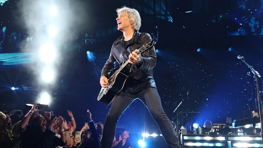 Jon Bon Jovi performing on stage at Madison Square Garden during his 2026 nine-show residency