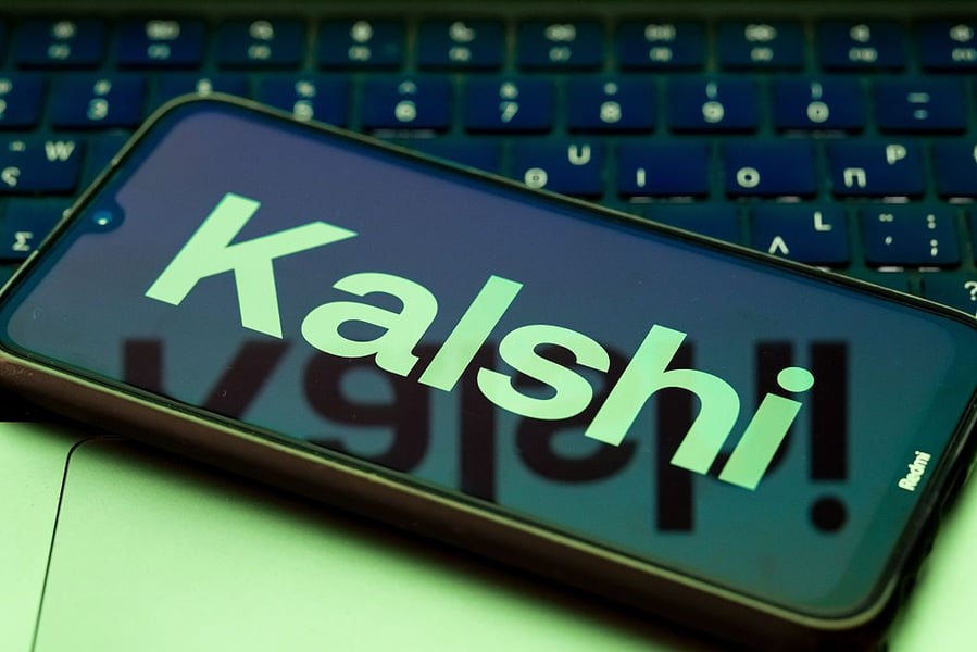 Kalshi prediction markets app displayed on a smartphone screen showing US event contracts