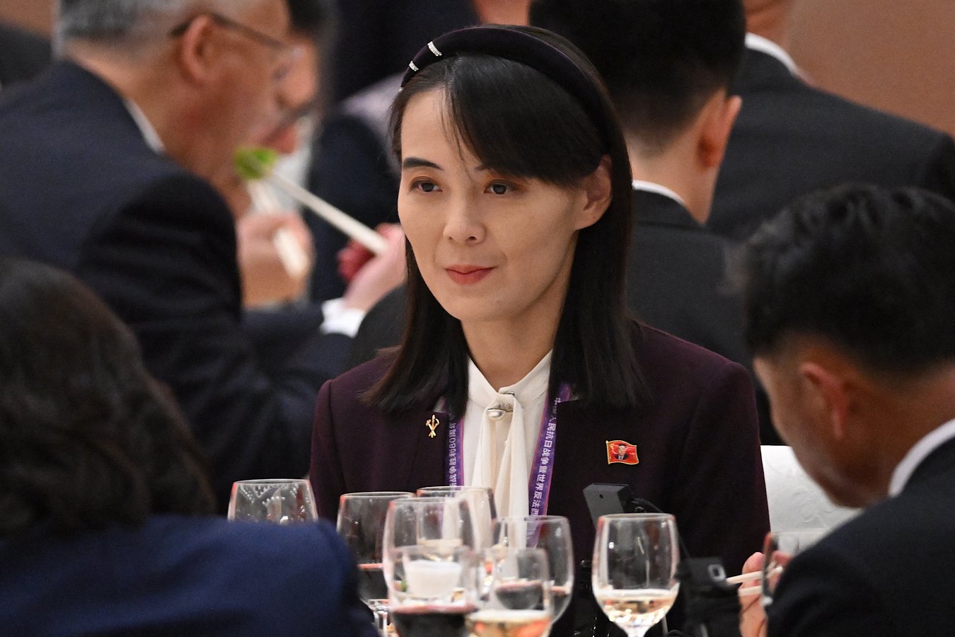 North Korean official Kim Yo Jong at a diplomatic reception in Beijing in September 2025, as North Korea deploys missile unit to Russia for Ukraine war