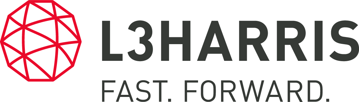 L3Harris Technologies wordmark representing the defense company's communications, targeting and space systems