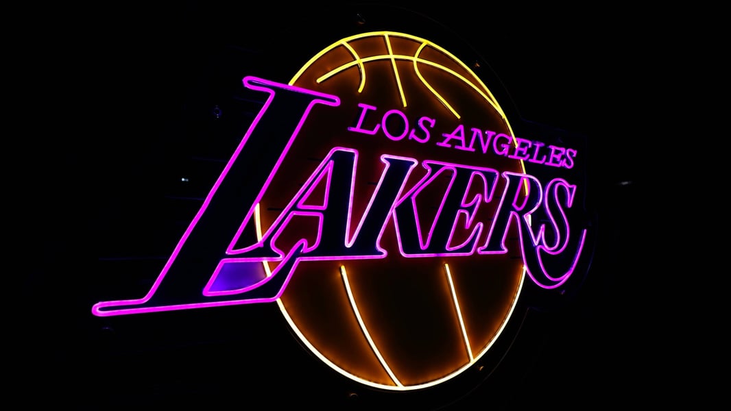 Los Angeles Lakers arena exterior as franchise is sold to Joshua Kushner and Bob Iger for record $12.5 billion in 2026