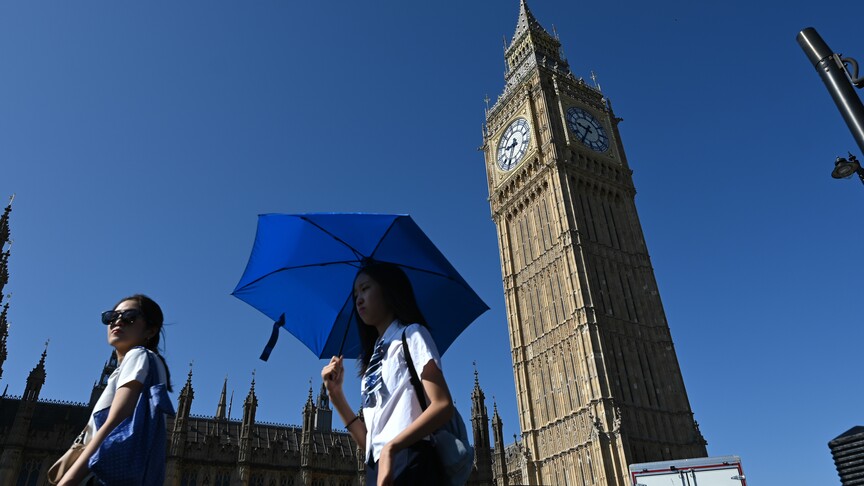 Greater London city scene as UK government faces record NEET youth unemployment figures
