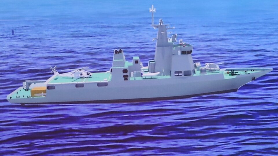 A multi-purpose vessel built by Larsen and Toubro for the Indian Navy, an example of the group's heavy engineering work