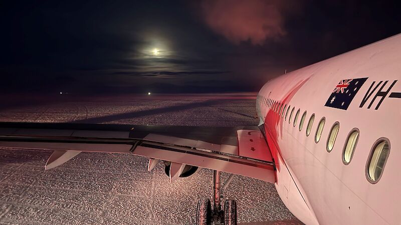 McMurdo Station on Ross Island Antarctica during winter operations July 2026