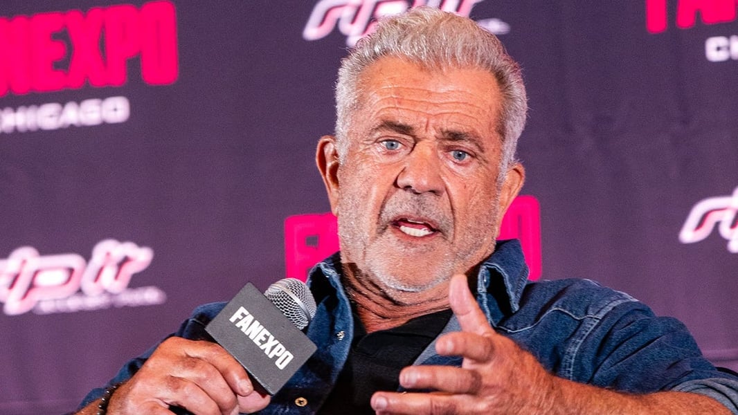 Mel Gibson on stage at Fan Expo Canada panel in Toronto August 2026