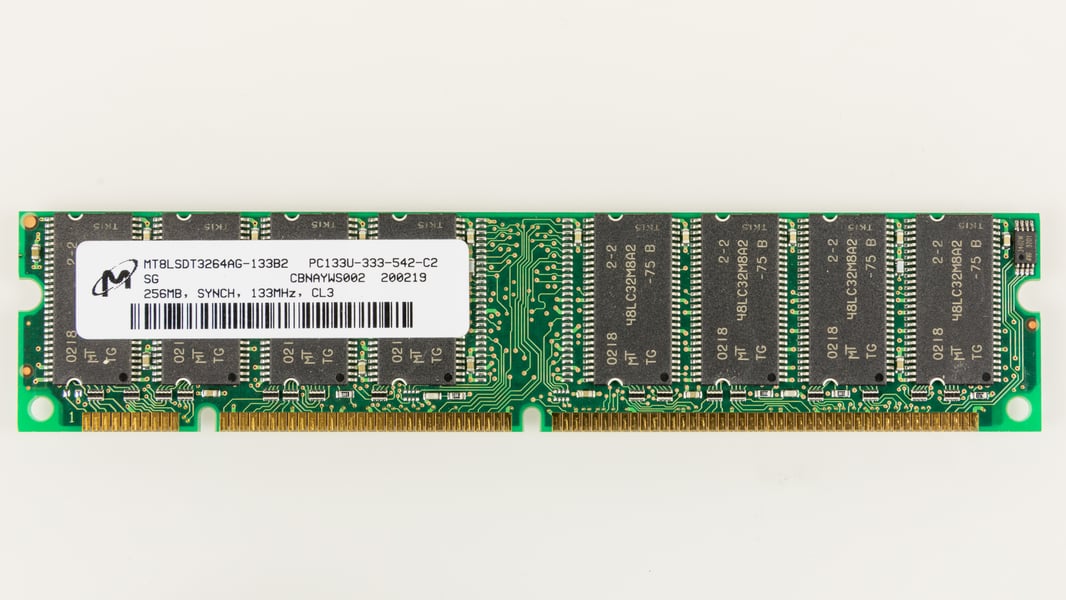 Micron Technology SDRAM memory module chip semiconductor