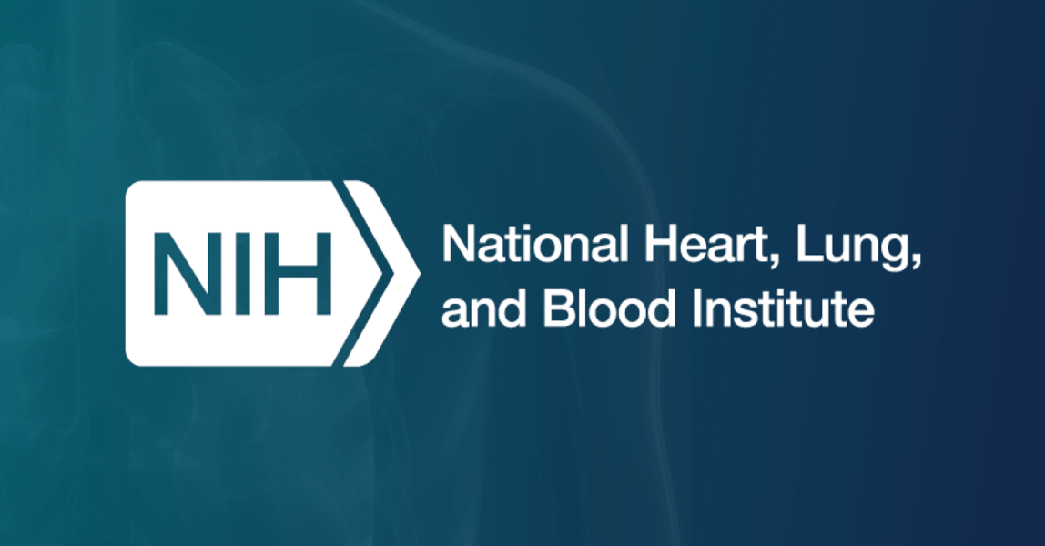 National Heart Lung and Blood Institute emblem representing cardiac arrest research and heart health science
