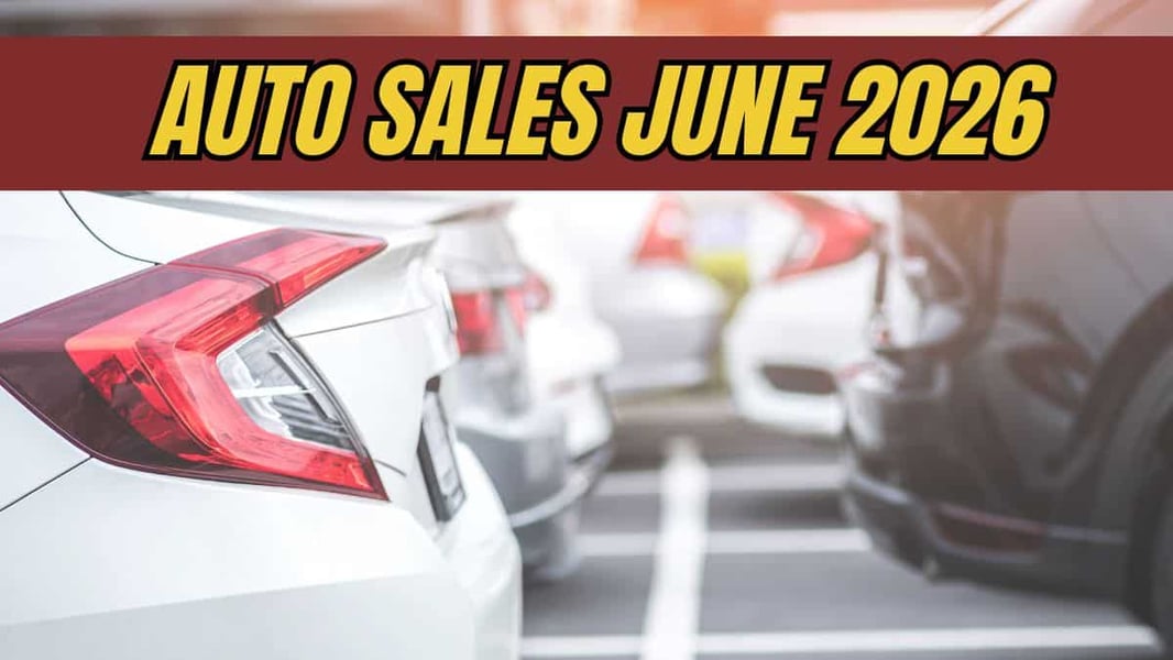 Indian passenger vehicles at a dealership, reflecting monthly auto sales dispatch data