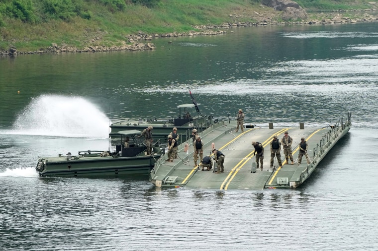 South Korean military officials monitor situation after North Korea fires 10 short-range ballistic missiles, August 20, 2026