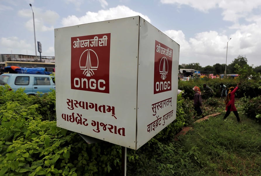 Oil and Natural Gas Corporation branding, the state-owned explorer that anchors India's Nifty Energy index