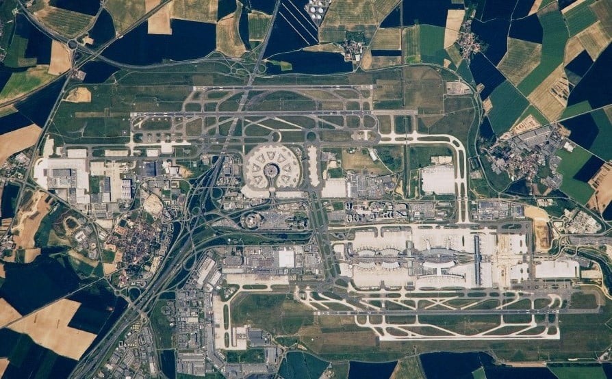 Paris Charles de Gaulle Airport, a major Schengen external border crossing point