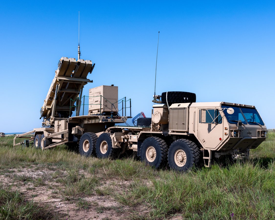 US Army Patriot missile battery deployed during air defense exercise