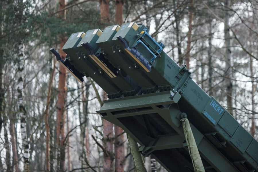 Patriot missile battery deployed in Poland representing NATO Europe critical air defense interceptor shortage caused by the Iran war