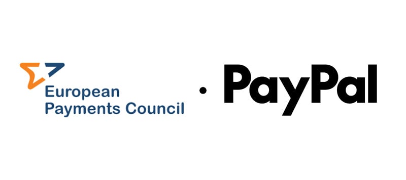 PayPal and European Payments Council logos representing the company's global digital payment processing operations across European markets