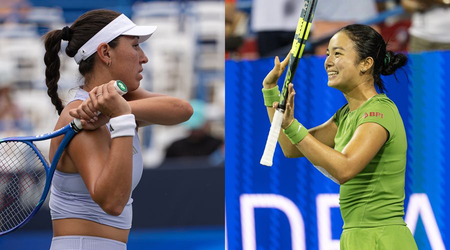 Jessica Pegula and Alexandra Eala at the Mubadala DC Open 2026 in Washington