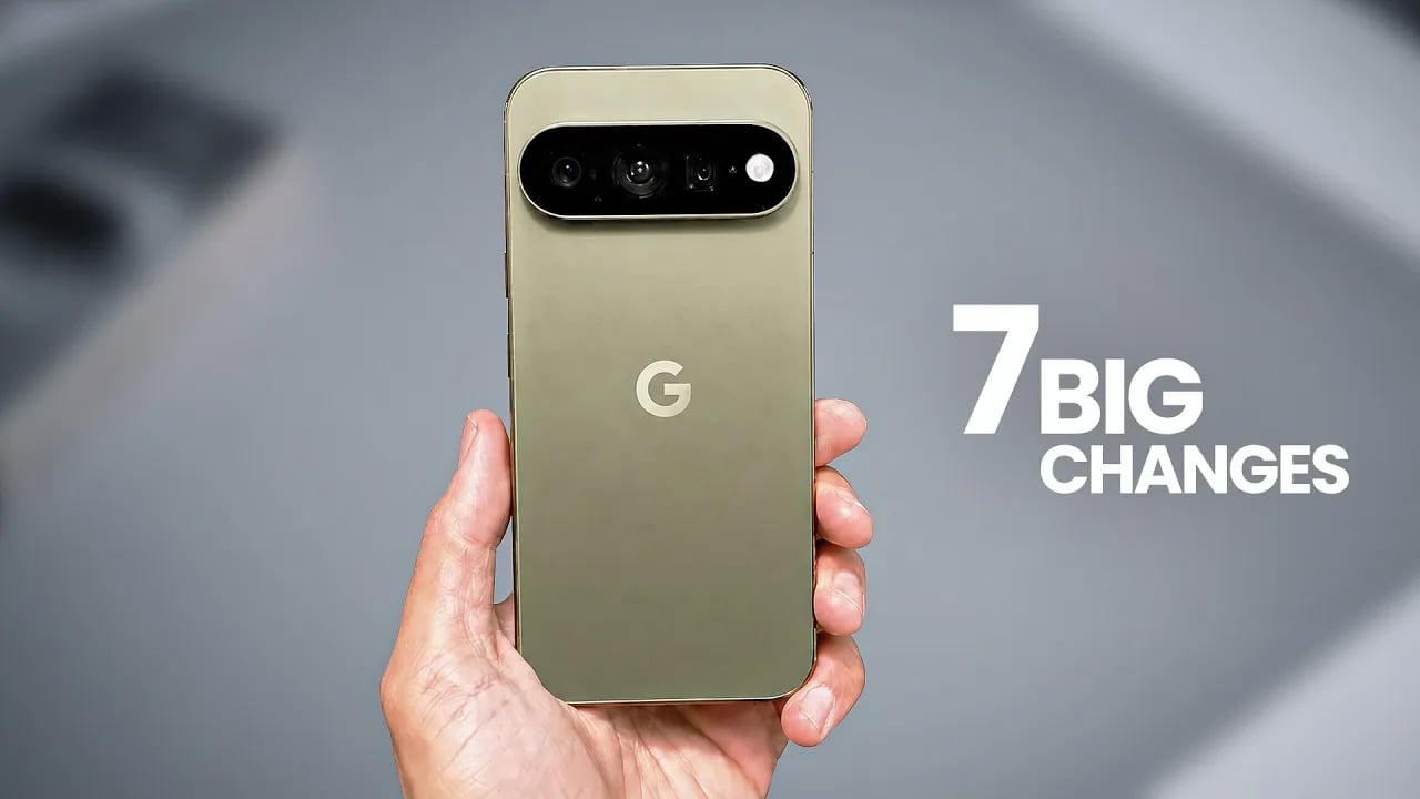 Google Pixel 11 Pro and Pixel 10 Pro side by side comparison showing redesigned camera bar with Pixel Glow light