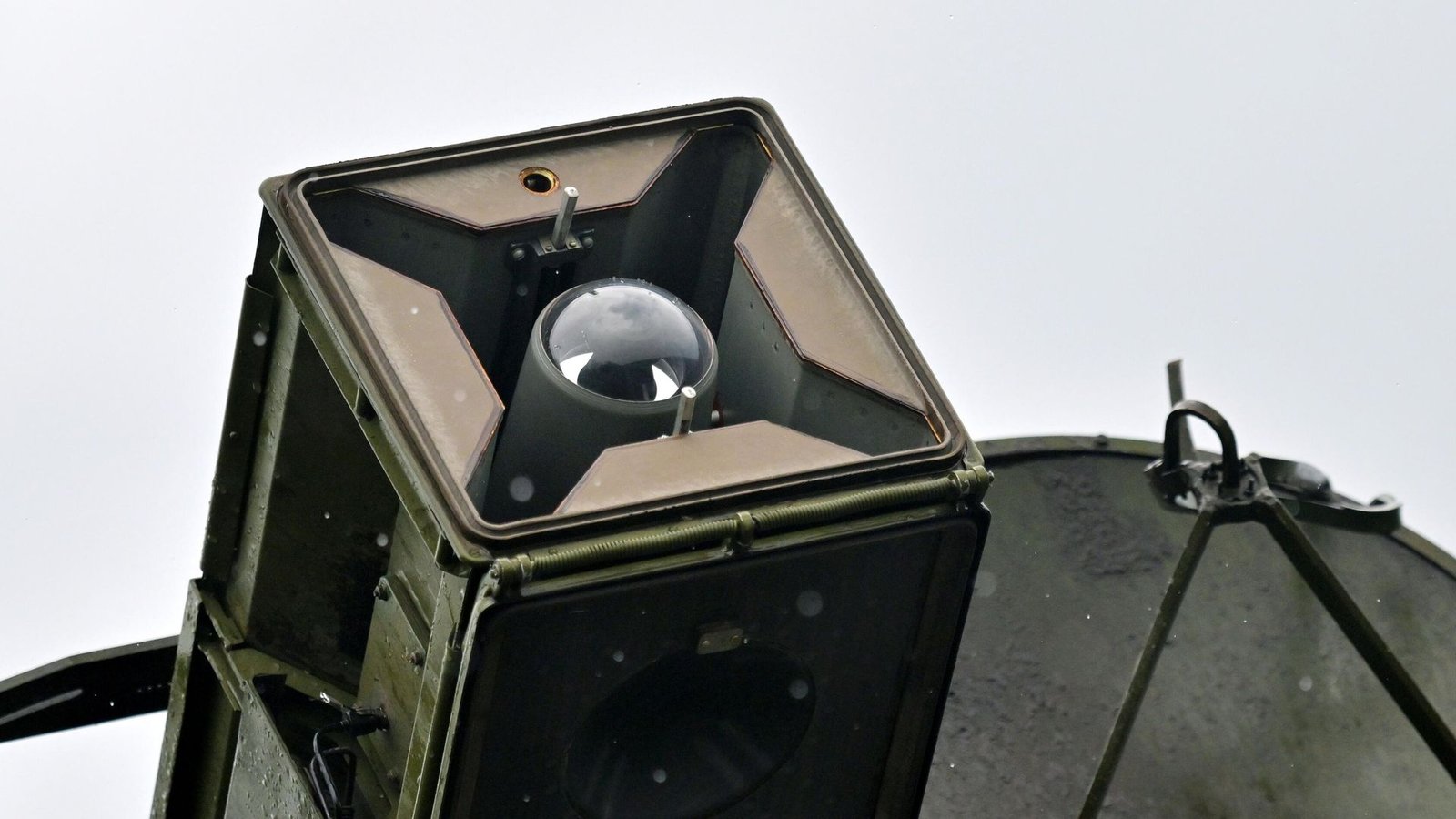 Russian 9K35 Strela-10 air defense system deployed in field operations
