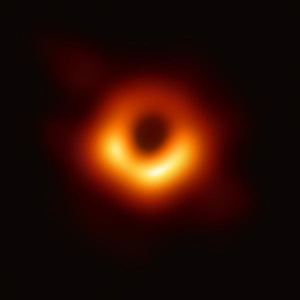 The M87 supermassive black hole photographed by the Event Horizon Telescope in 2019, located in the Virgo constellation. September 2026 horoscope Virgo season.