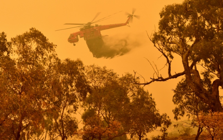 Aerial scene from the Spokane wildfire emergency as fires burned through eastern Washington in August 2026