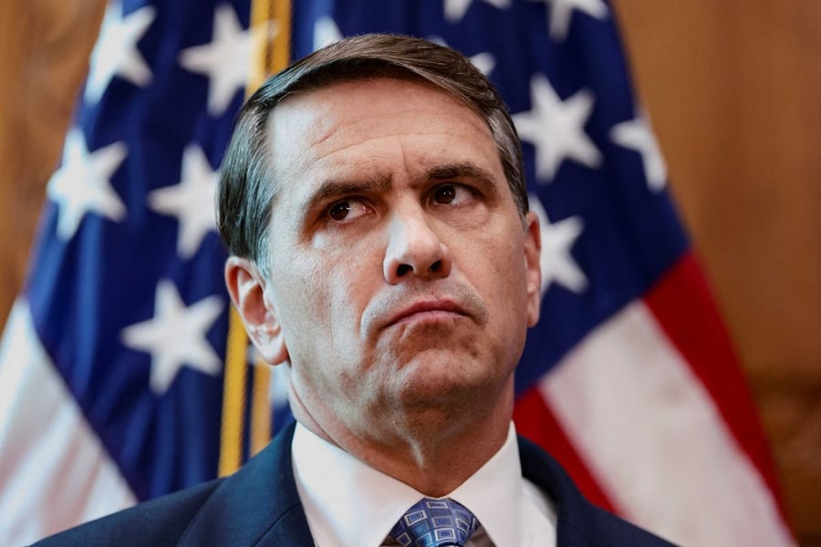 Acting Attorney General Todd Blanche at DOJ press conference regarding Epstein files compliance August 2026