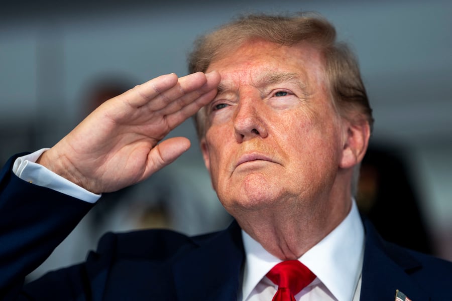 US President Donald Trump at Freedom 250 Grand Prix in Washington DC August 2026