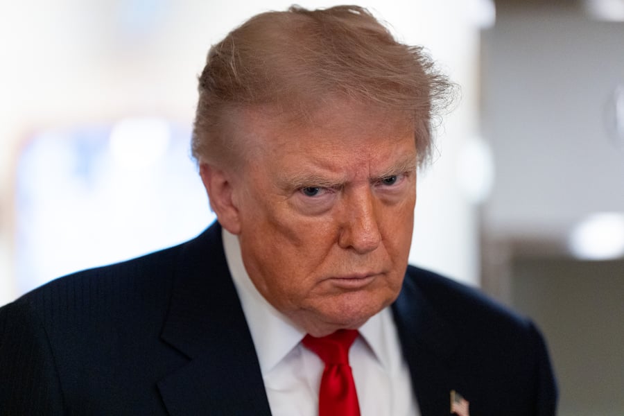US President Donald Trump speaking with reporters about North Korea diplomacy
