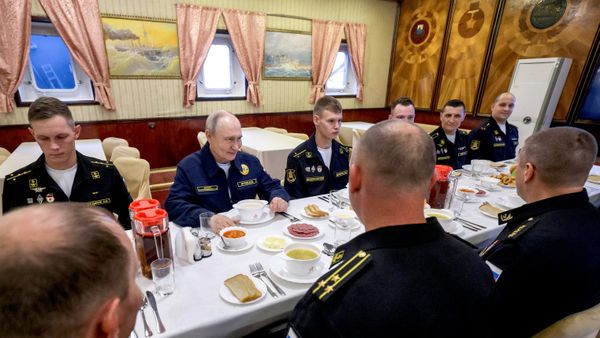 Russian President Putin at ceremonies in the Far East as Errol Musk claims US corporations use Ukraine as a money laundering venue in an interview with RIA Novosti