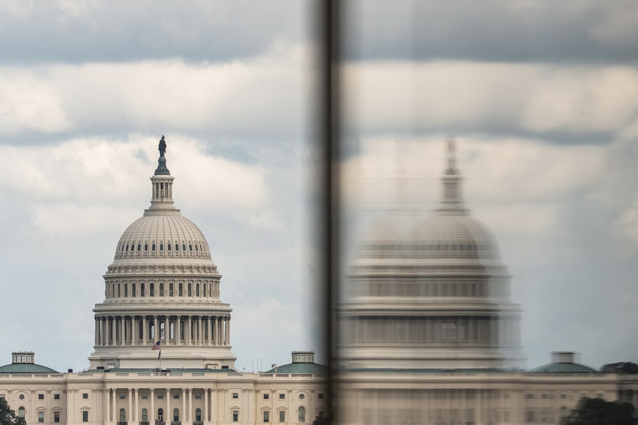 The US Capitol building in Washington DC as Senate Republicans left for August recess without passing the SAVE America Act