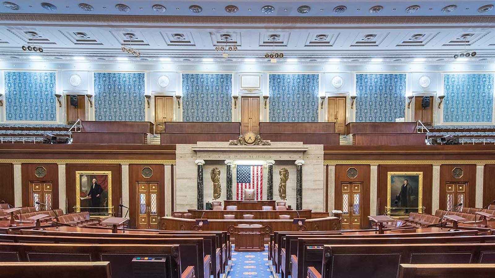 The U.S. House of Representatives chamber in the Capitol Building