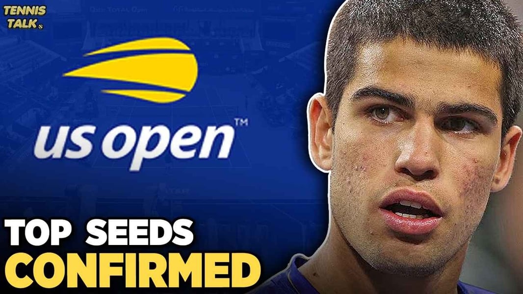 Carlos Alcaraz and Alexander Zverev confirmed as top seeds for the 2026 US Open tennis tournament
