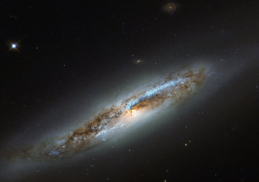 Virgo constellation stars captured by NASA Hubble Space Telescope astronomy sky