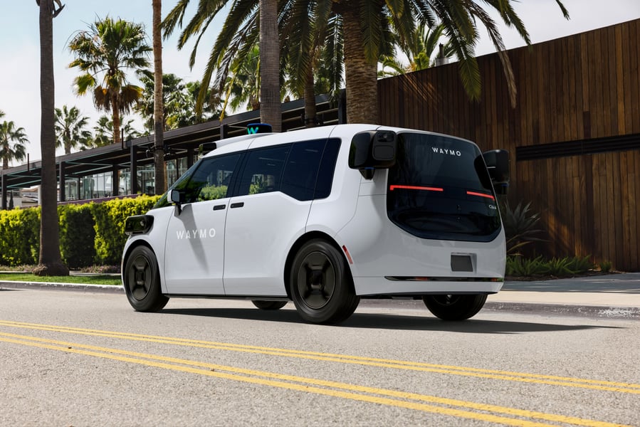 Waymo Ojai next-generation autonomous vehicle on California roads