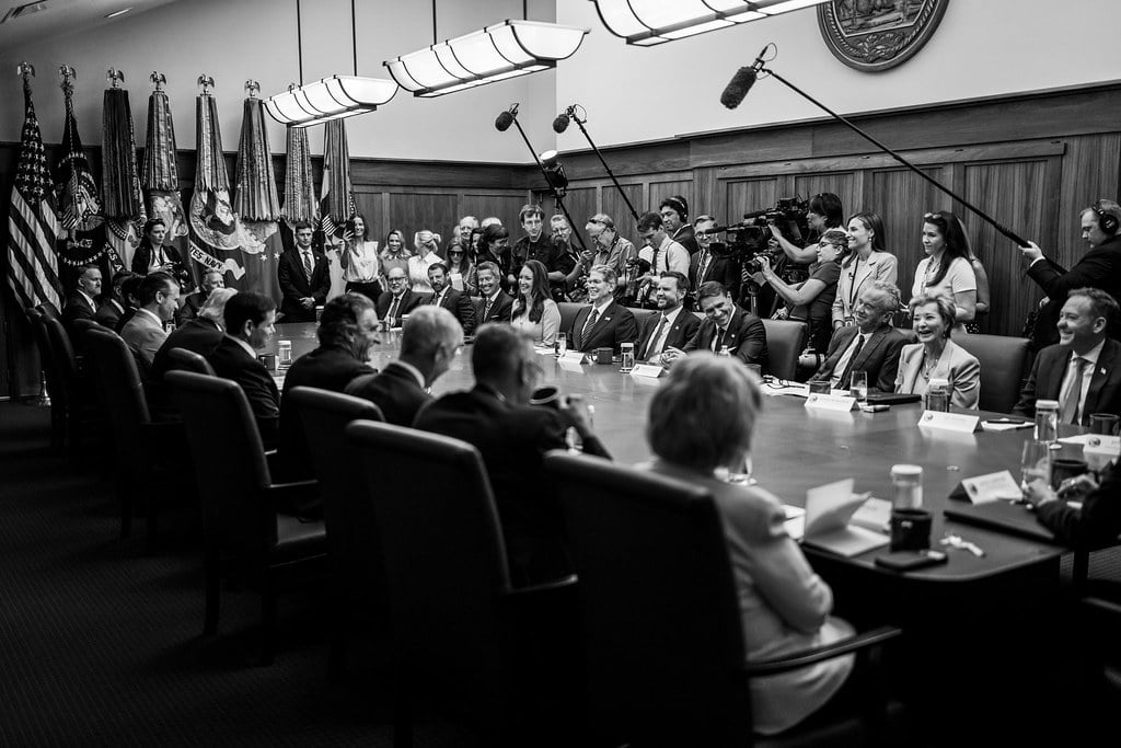 Members of the Trump administration convened at Camp David on July 31, 2026, as the White House prepared for AI safety policy discussions with leading technology companies