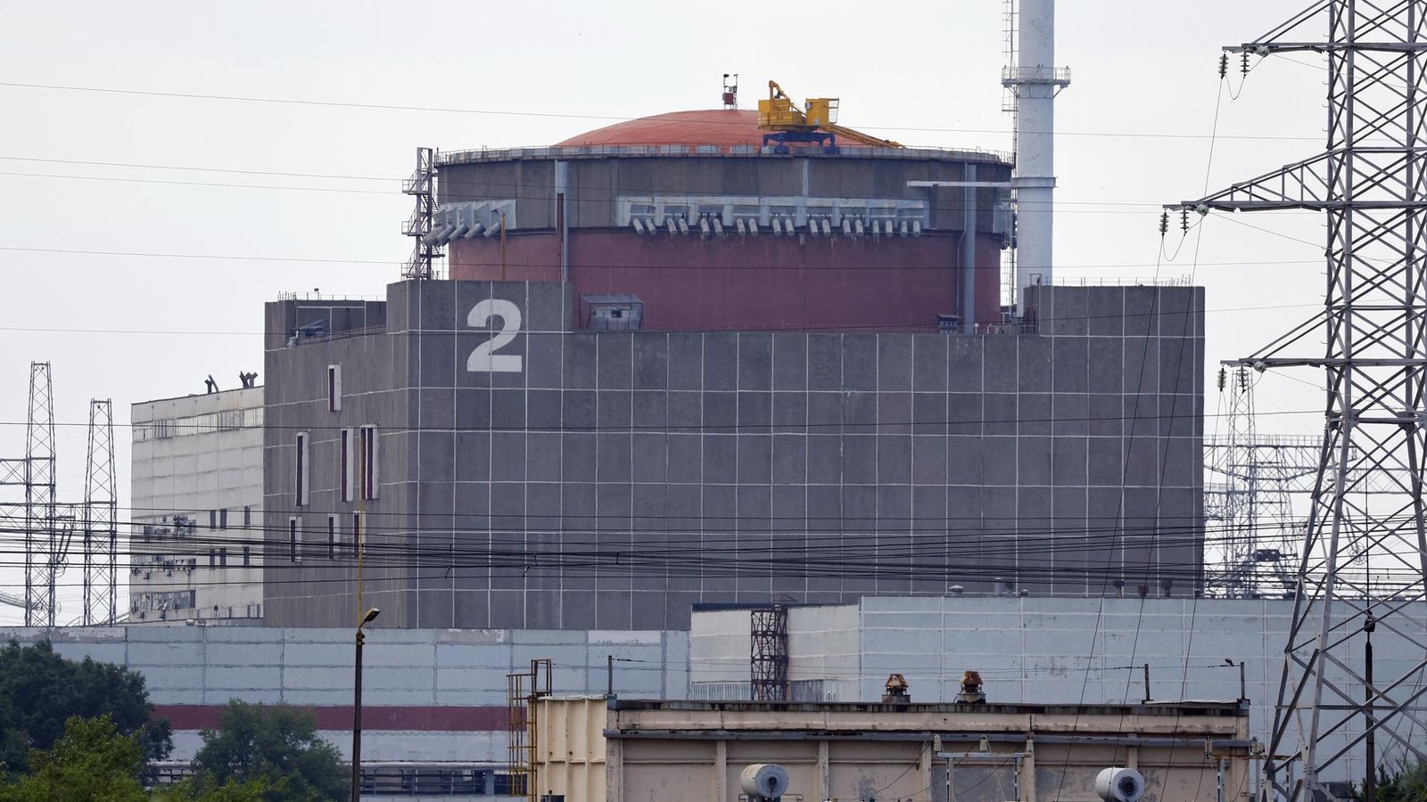 Zaporozhye nuclear power plant drone strikes Ukraine Rosatom Energodar
