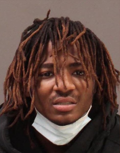 Zymire Hughes, 22, wanted by Philadelphia police for chasing a jogger while wearing a Chucky-style horror mask