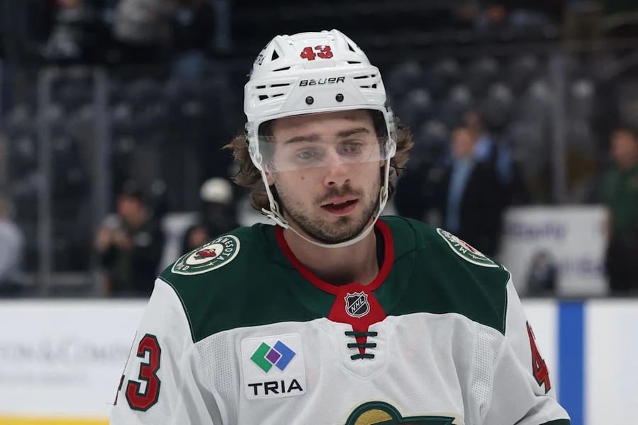 Quinn Hughes Minnesota Wild unsigned contract extension training camp 2026