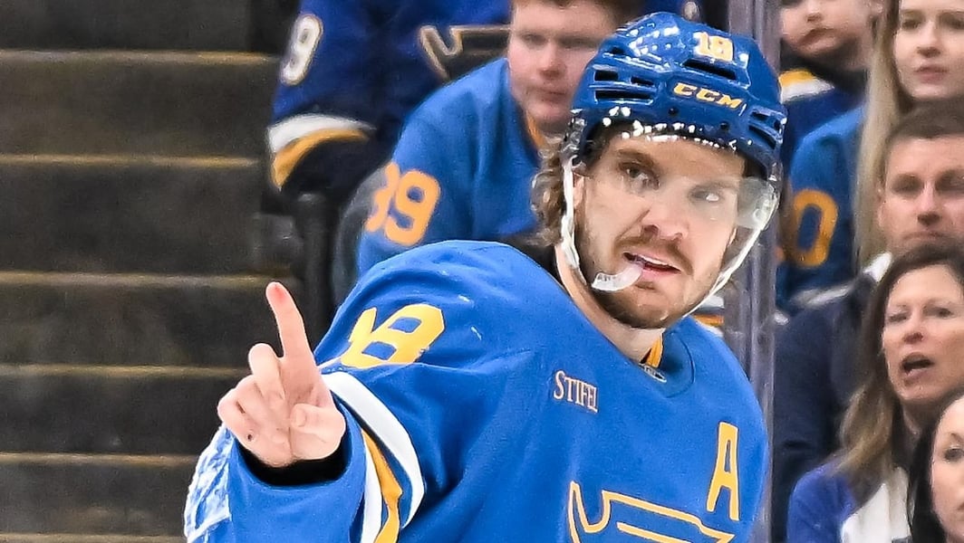 Robert Thomas Blues captain alternate captains NHL leadership group 2026