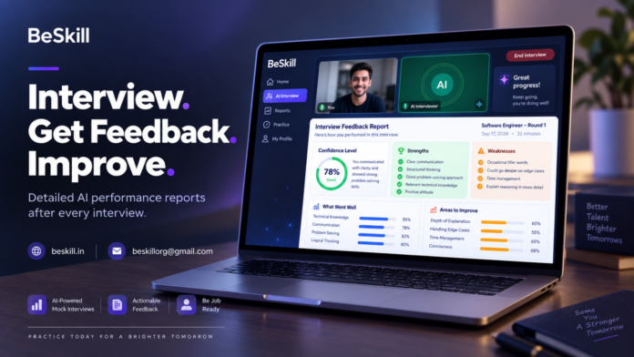 BeSkill.in Brings Hyper-Realistic AI Mock Interviews with Detailed Performance Feedback to Every Job Seeker for Just ₹49