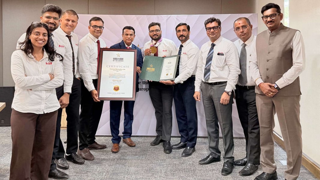 CORONA Remedies Limited Recognised by World Book of Records, London for Mobilising 4,126 Doctors Around Peripheral Neuropathy Awareness