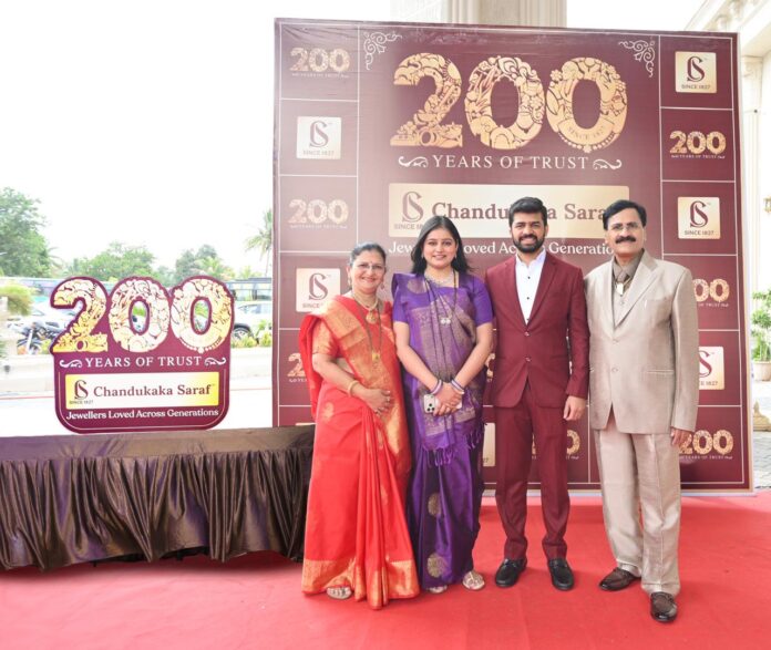 Chandukaka Saraf Marks 200 Years in Jewellery Business, Plans 5-7 New Stores as Consumer Preferences Evolve