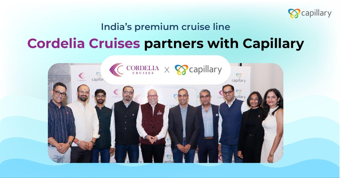 Cordelia Cruises Partners with Capillary Technologies as It Sharpens Focus on Guest Loyalty and Repeat Travel