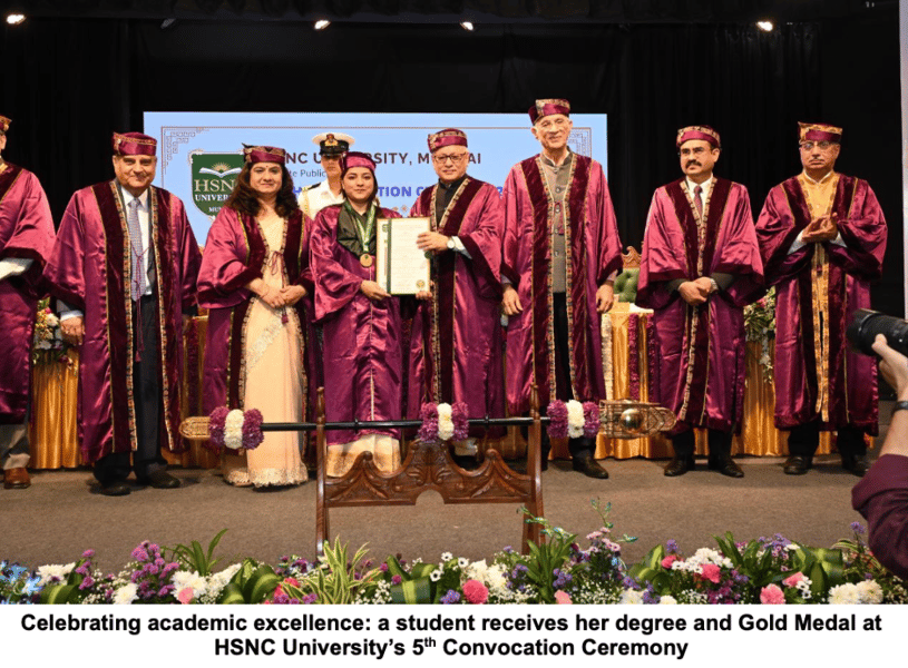 “Dikshant Is Not Shikshant”: Governor Shri Jishnu Dev Varma Redefines Graduation at HSNC University’s 5th Convocation Ceremony