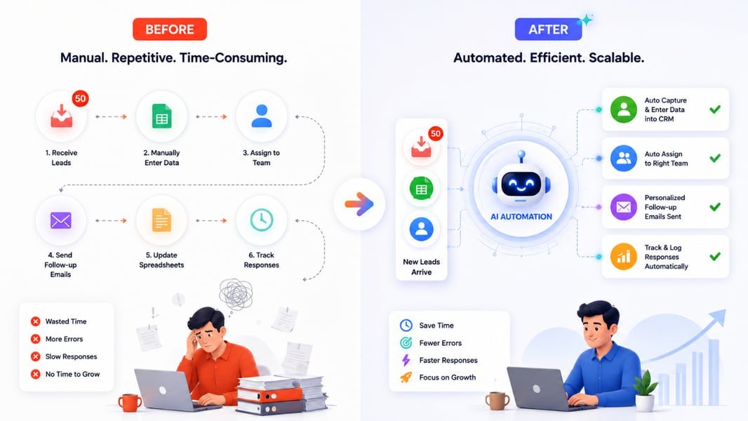 How AI Automation and Custom Software Help Businesses Scale Faster