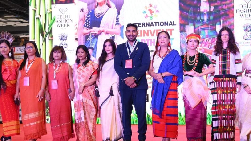International Reinvent Northeast – Season 8 presented by NEHHDC & DFC Promoted Northeast Cultural Weaves & Handloom at Delhi Fashion Week 2026