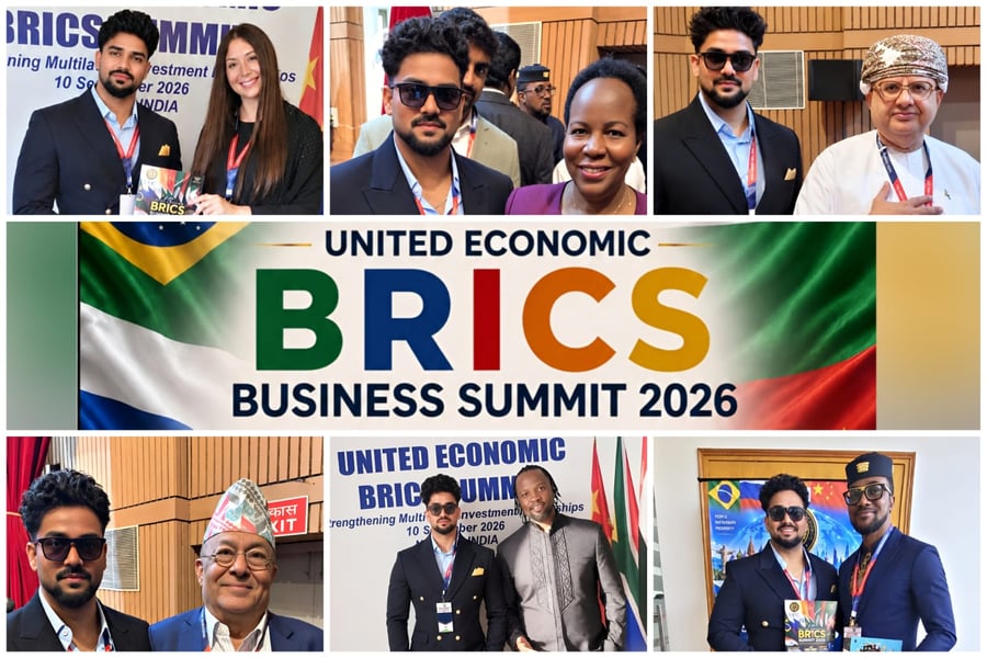 Mikki Koomar Felicitated by the President of the Indian Economic Trade Organization at the United Diplomatic BRICS Summit – 2026