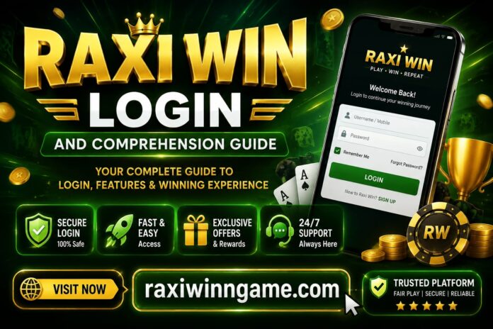Raxi Win Login: A Comprehensive Guide