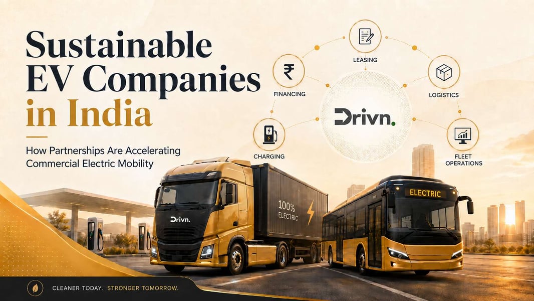 Sustainable EV Companies in India: How Partnerships Are Accelerating Commercial Electric Mobility